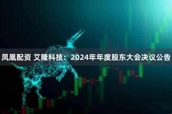 凤凰配资 艾隆科技：2024年年度股东大会决议公告